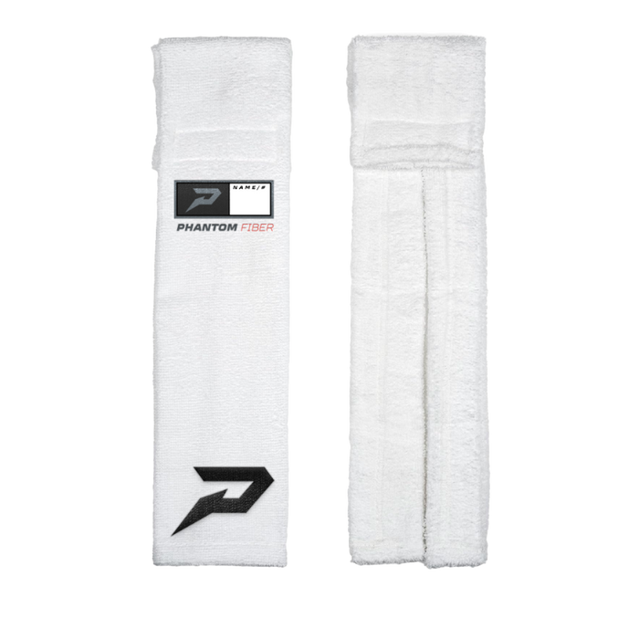 White 'Phantom Fiber' QB Extra Long Towel by Phenom Elite