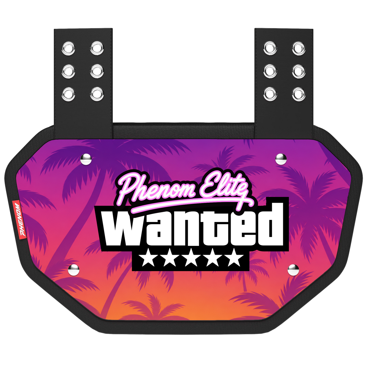 Phenom Elite Football Back Plate - Wanted