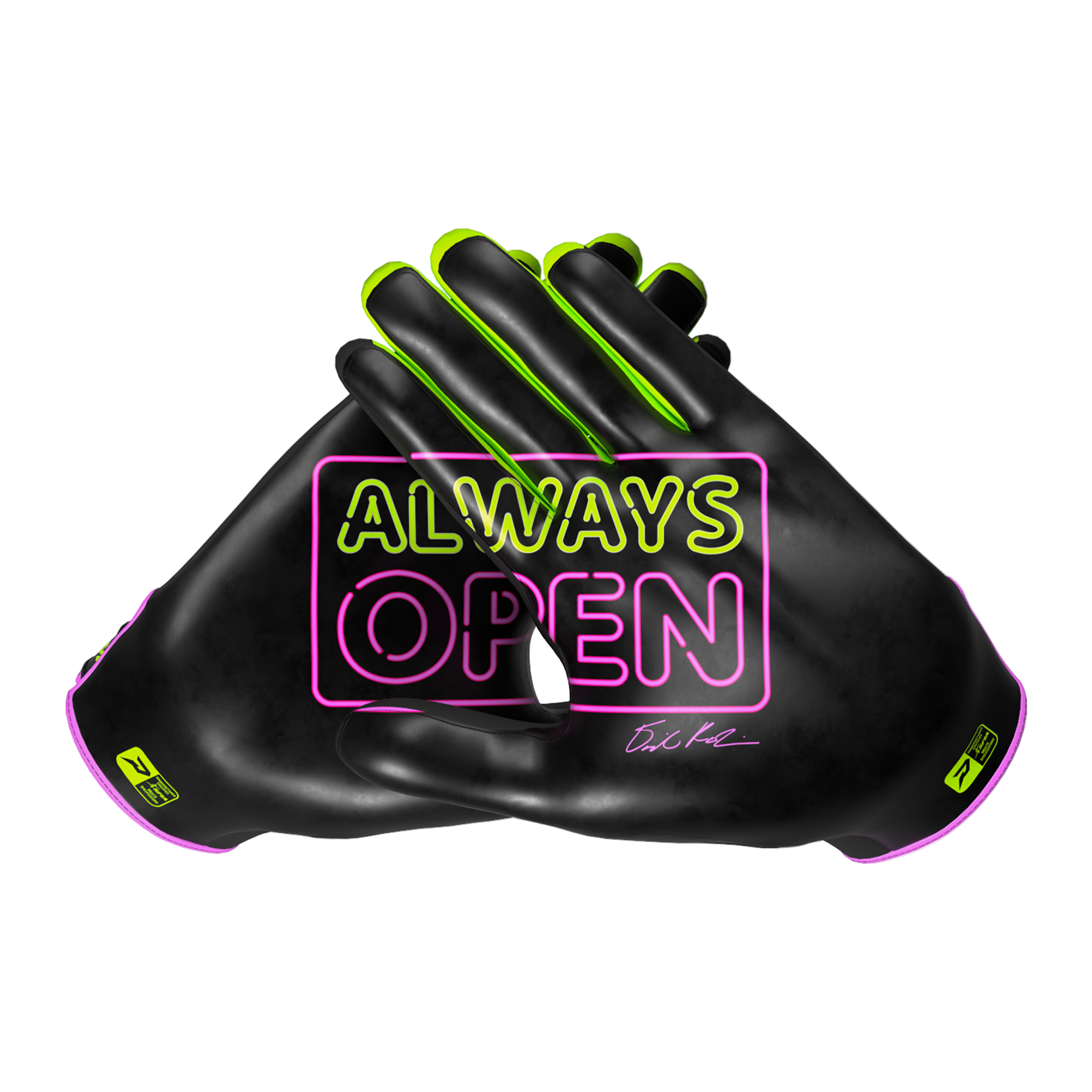 Phenom Elite “Always Open” Football Gloves — D-Rob Signature