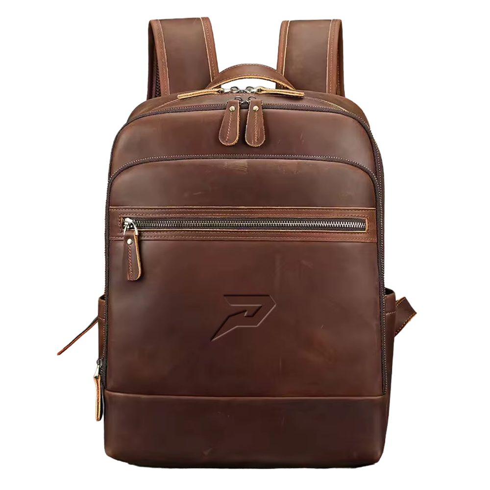 Phenom Elite Heritage Leather Backpack - Coffee