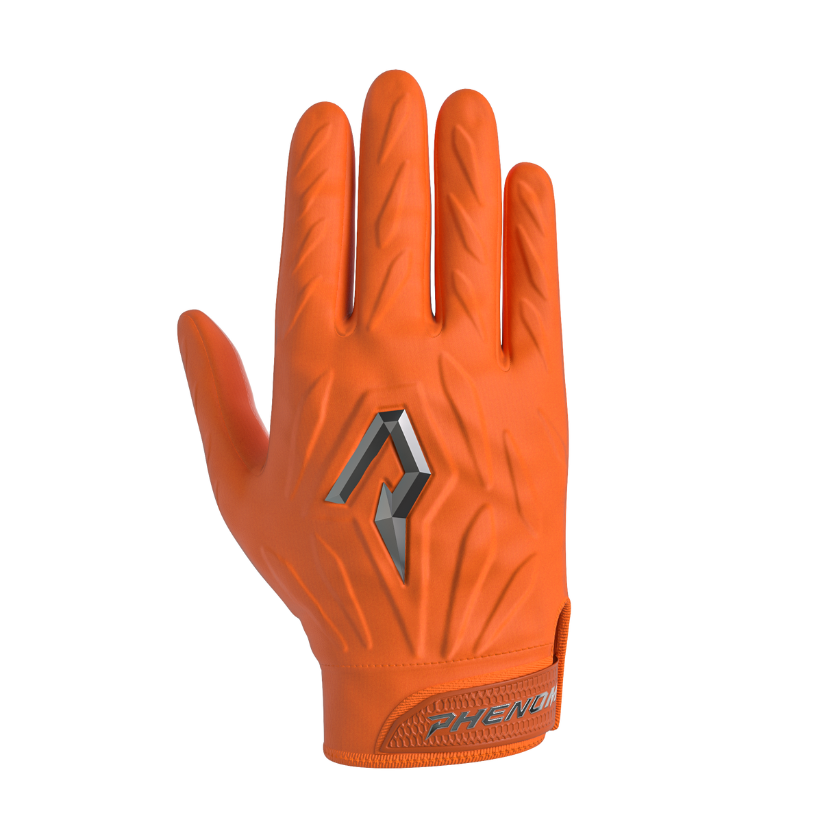 Phenom Elite Quantum Fierce orange adult padded football gloves