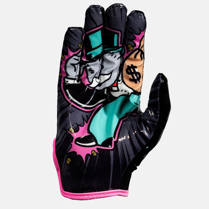 Loot Runner Football Gloves - Black - VPS5 by Phenom Elite