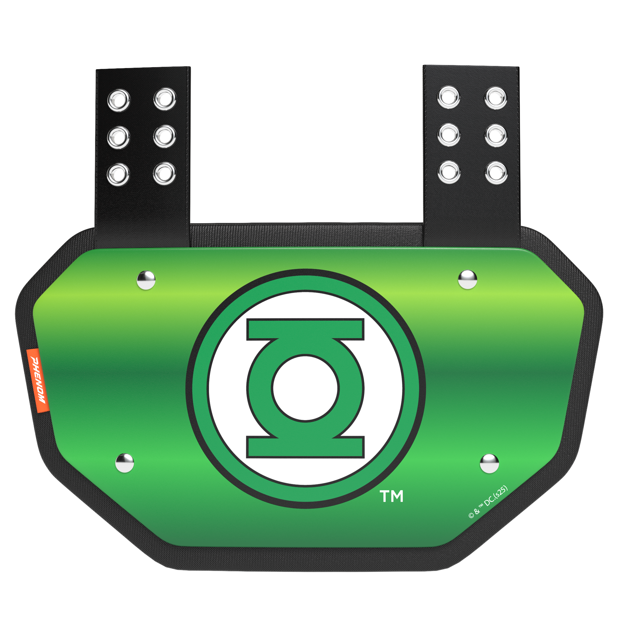 Phenom Elite Football Back Plate - Green Lantern – Phenom Elite Brand