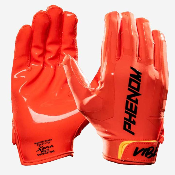 Phenom Elite Lava Football Gloves - VPS1