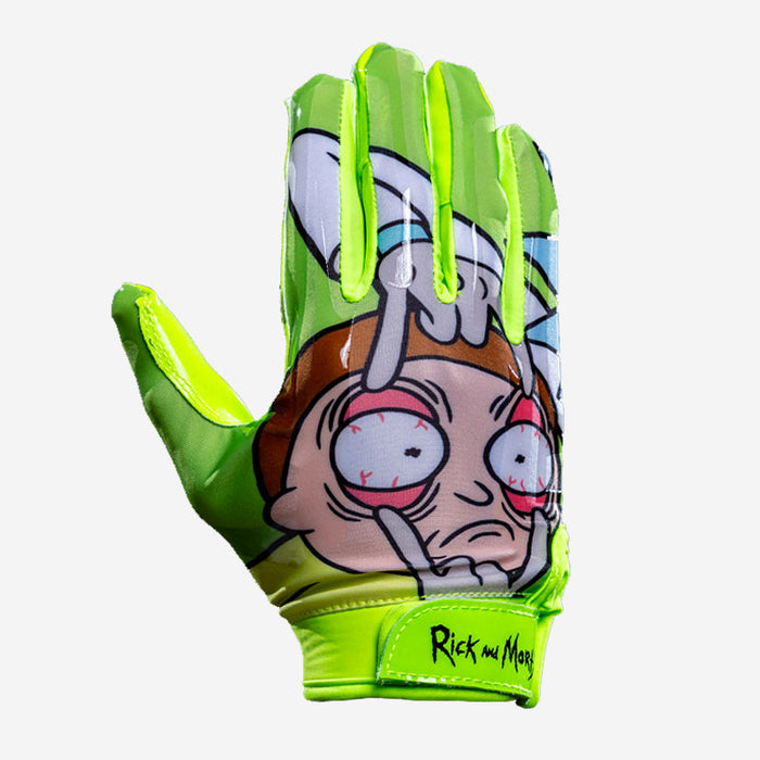 Rick and Morty Football Gloves - VPS1 by Phenom Elite