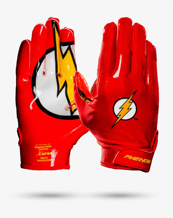 The Flash Football Gloves - VPS1 by Phenom Elite