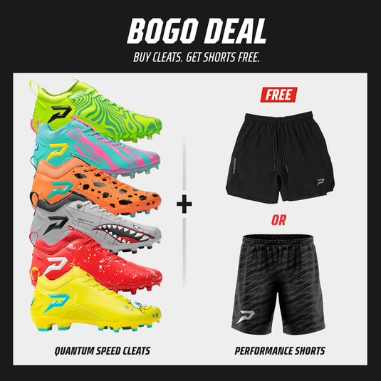 BOGO CLEATS + SHORTS