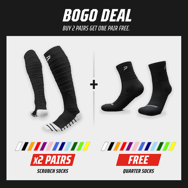 SOCKS: BUY 2 PAIR GET 1 FREE
