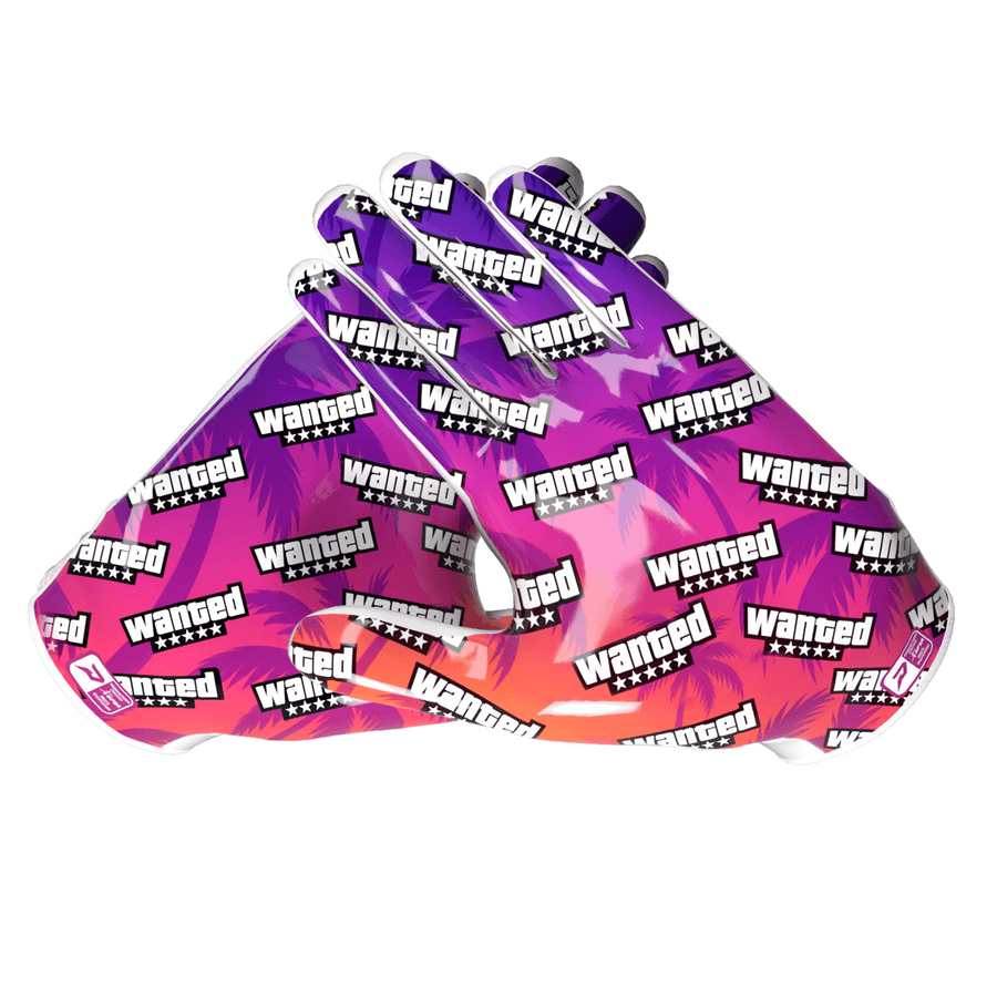 Phenom Elite Quantum Stick Youth & Adult Football Gloves - Wanted
