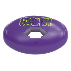 Phenom Elite x Scooby-Doo Unmasked Hexa-Flow football mouthguard — licensed purple, green, and black villain-themed design
