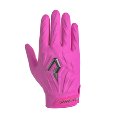 Phenom Elite Quantum Fierce pink adult padded football gloves