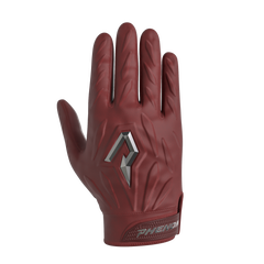 Phenom Elite Quantum Fierce maroon adult padded football gloves