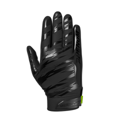 Phenom Elite VPS4 Pro Label adult football gloves — Black team color with Battle Torn monochrome design