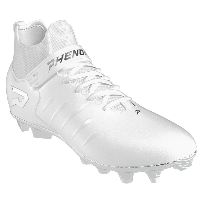 Quantum Force Mid Skill Football Cleats - Team Colors - White or Black