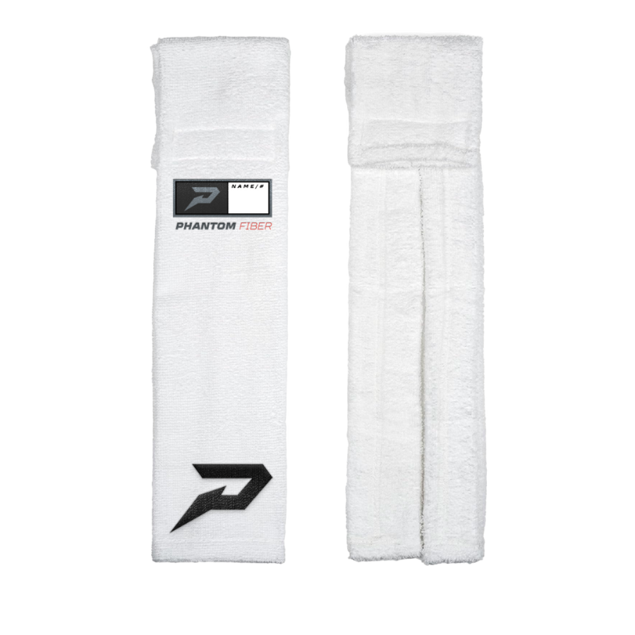 White 'Phantom Fiber' QB Extra Long Towel by Phenom Elite
