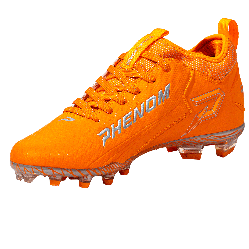 Phenom Elite Quantum Speed 2.0 Orange Football Cleats – Phenom