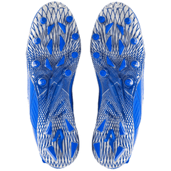 Phenom Elite Quantum Speed 2.0 royal blue football cleat — detail view