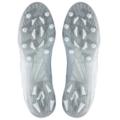 Phenom Elite Quantum Speed 2.0 white football cleat — detail view