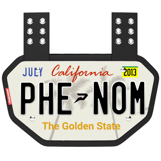 Phenom Elite Football Back Plate - California