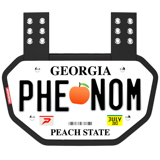 Phenom Elite Football Back Plate - Georgia