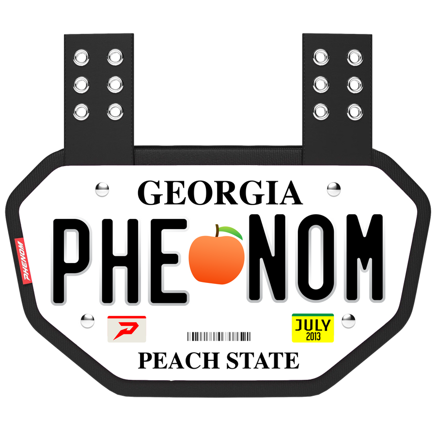 Phenom Elite Football Back Plate - Georgia