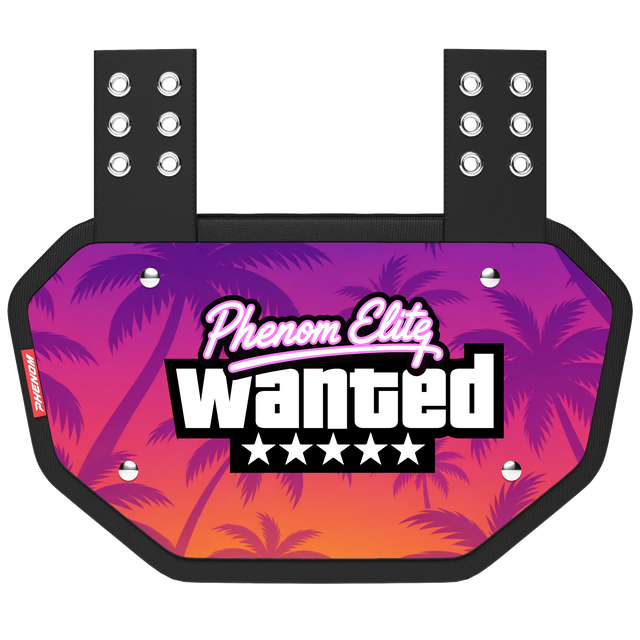 Phenom Elite Football Back Plate - Wanted