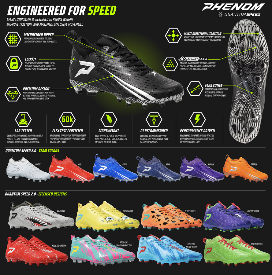 Flintstones Bedrock Blitz Football Cleats | Phenom Elite – Phenom Flintstones Bedrock Blitz Football Cleats | Phenom Elite – Phenom