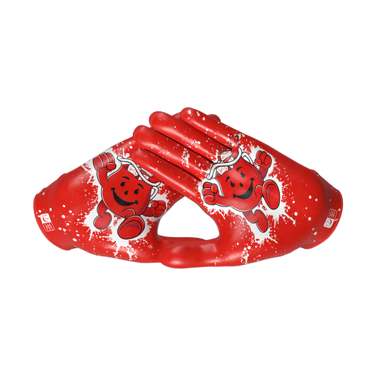 Kool-Aid 'Cherry' Football Gloves - VPS4 by Phenom Elite
