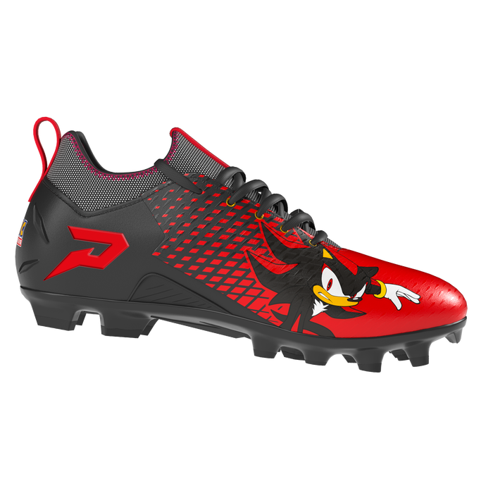 Shadow the Hedgehog Football Cleats - Quantum Speed 2.0 by Phenom Elite