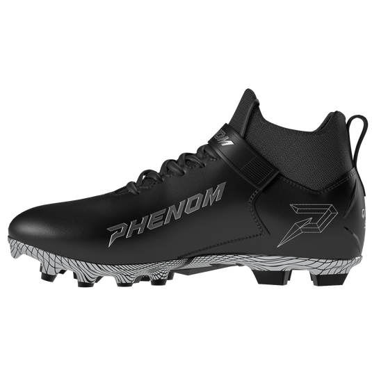 Quantum Force Mid Skill Football Cleats - Team Colors - White or Black