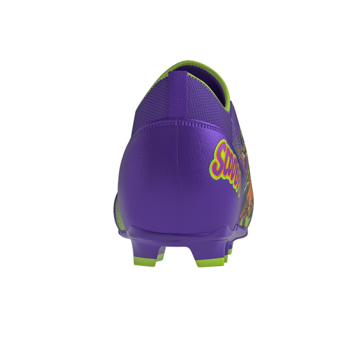 Phenom Elite Scooby Doo Unmasked Purple Youth Football Cleats Velocity 3.0