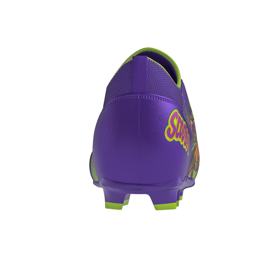 Scooby-Doo 'Unmasked' Purple Youth Football Cleats - Velocity 3.0 by Phenom Elite
