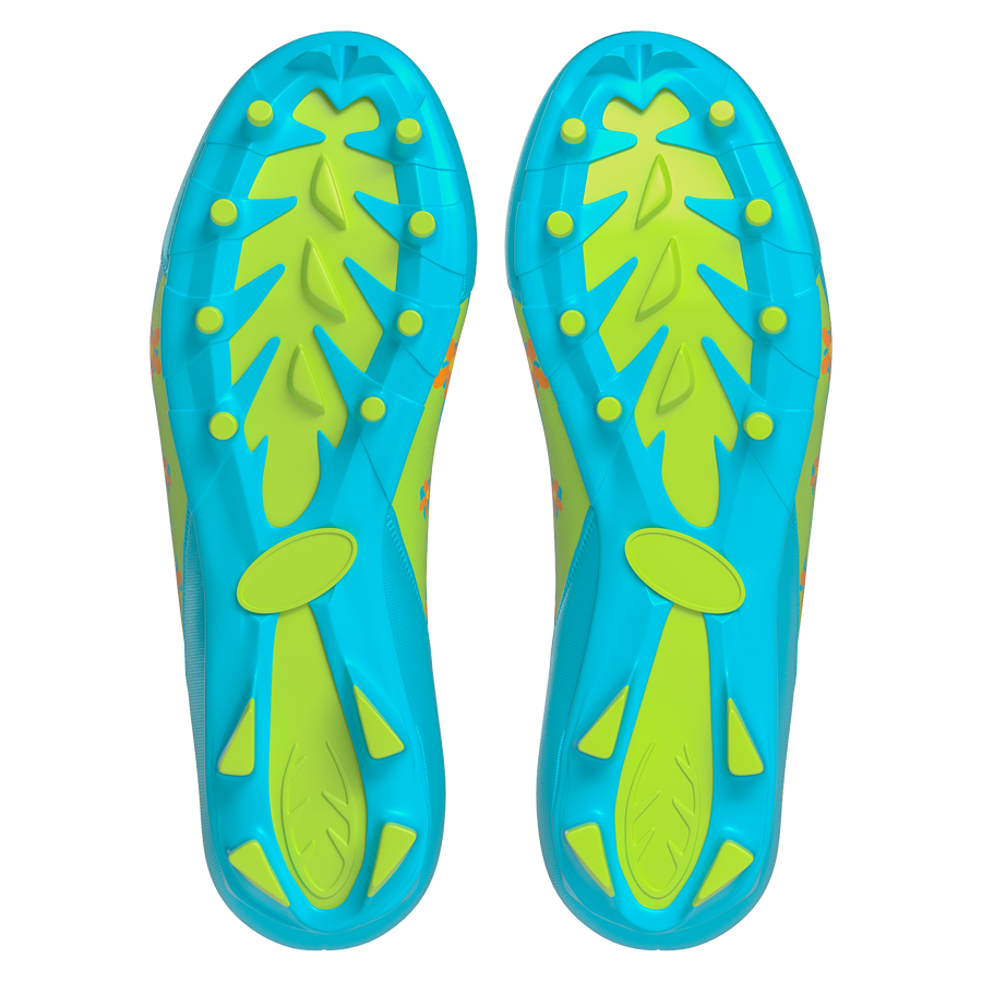 Scooby-Doo Mystery Machine Football Cleats - Velocity 3.0 by Phenom Elite