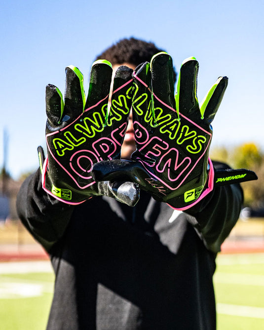 Always Open Football Gloves - VPS5 by Phenom Elite