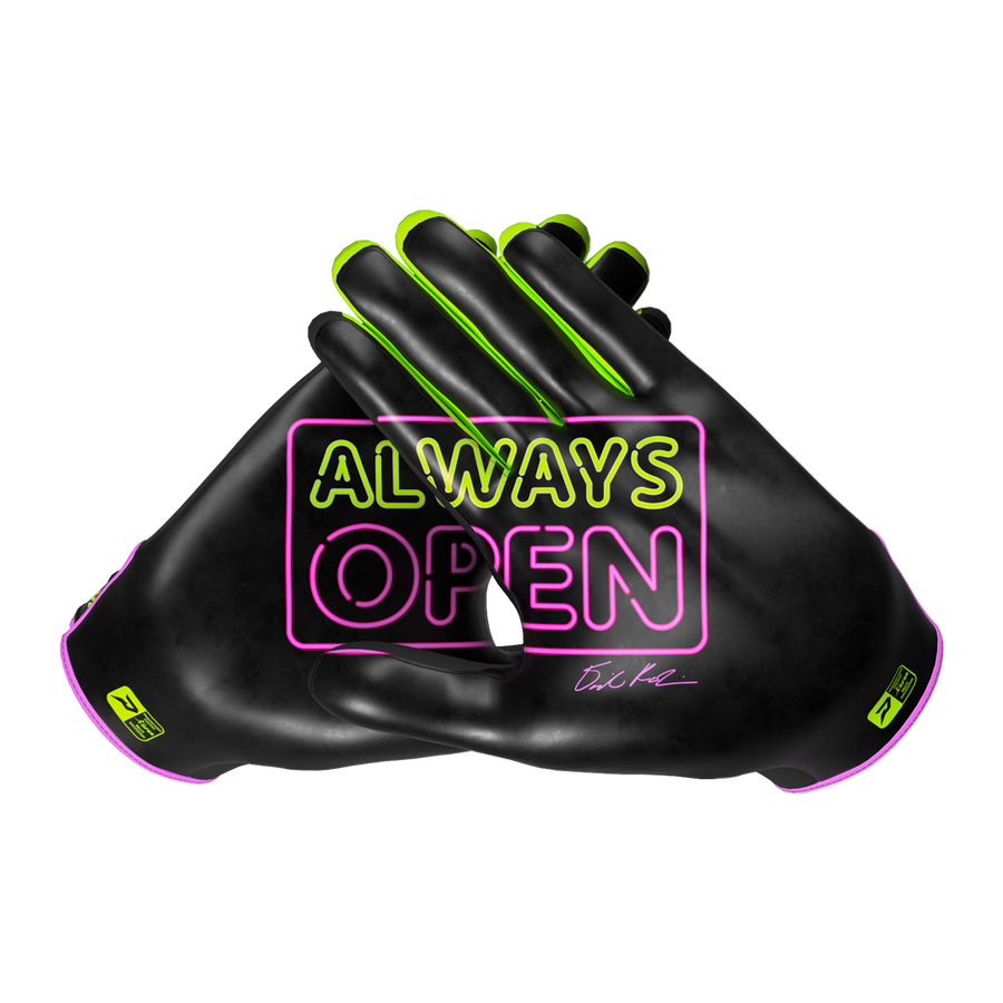 Always Open Football Gloves - VPS5 by Phenom Elite