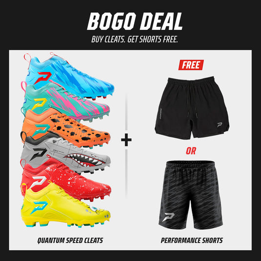 BOGO CLEATS + SHORTS