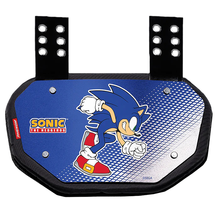 Phenom Elite Football Back Plate - Sonic the Hedgehog