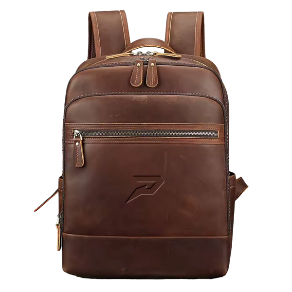 Phenom Elite Heritage Leather Backpack - Coffee