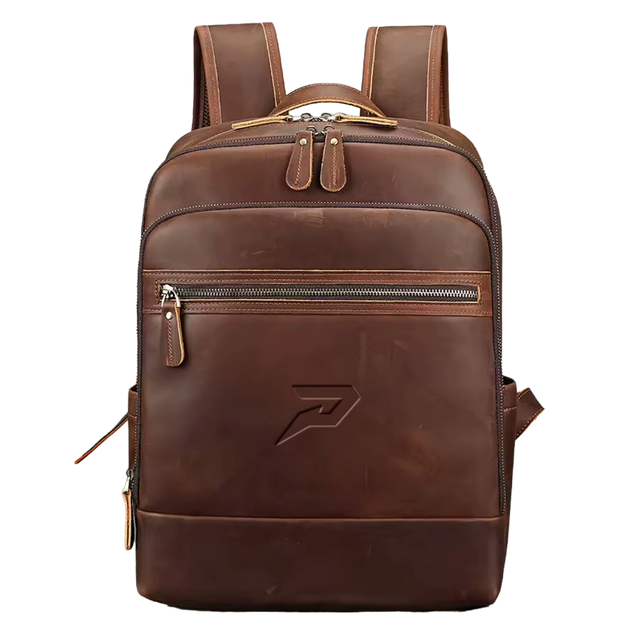 Phenom Elite Heritage Leather Backpack - Coffee
