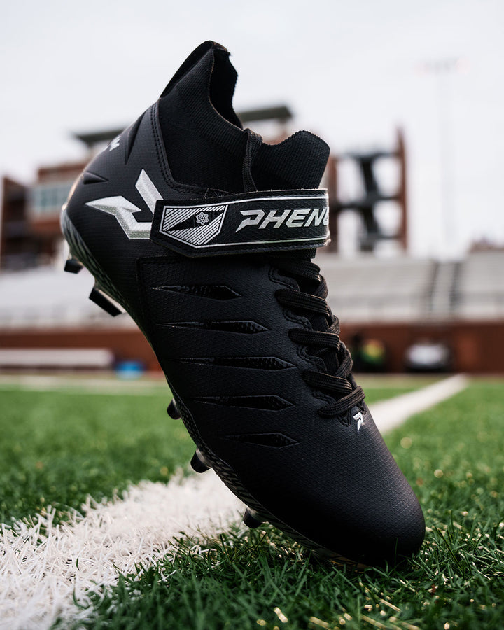 Quantum Force Mid Skill Football Cleats - Team Colors - White or Black