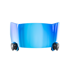 Quantum Flex Electric Blue Football Visor