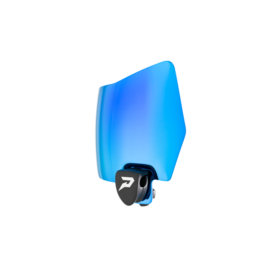 Quantum Flex Electric Blue Football Visor