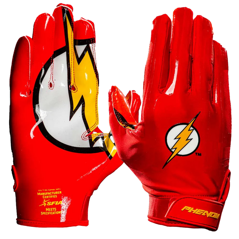 Under Armour Football Black And Red Superman Football Gloves