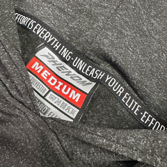 Nano Fleece Short Sleeve Performance Hoodie – Heather Black | Youth & Adult