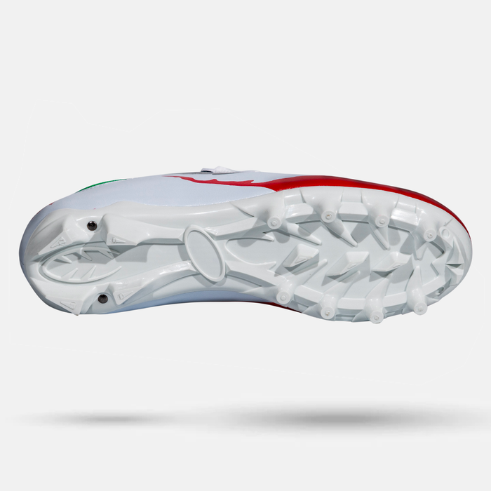 Silver youth football deals cleats