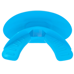 Phenom Elite Hexa-Flow Mixed Berry football mouthguard — alternate view of multicolor Mixed Berry design
