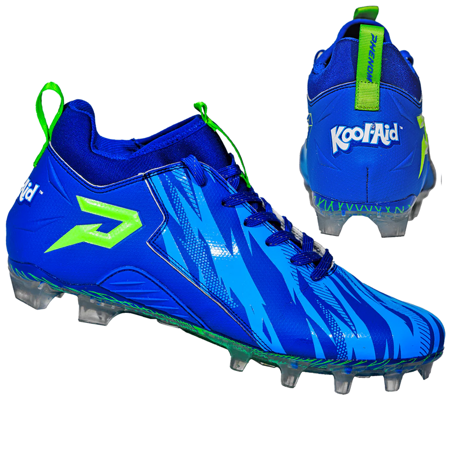Kool-Aid 'Great Bluedini' Football Cleats - Quantum Speed by Phenom Elite