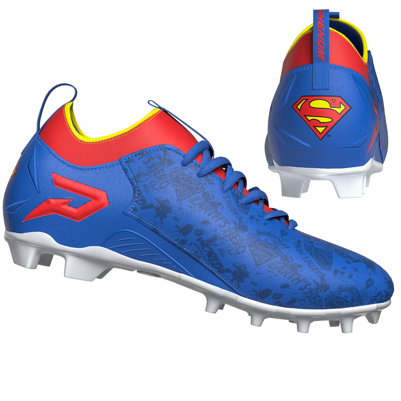 Superman Football Cleats - Quantum Speed by Phenom Elite