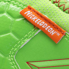 Phenom Elite Raphael football cleat — Nickelodeon licensed logo detail
