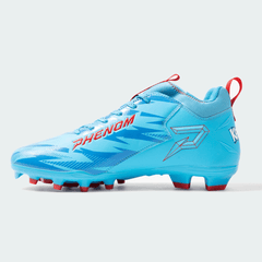 Phenom Elite Kool-Aid Mixed Berry football cleat — inside view of low-cut silhouette
